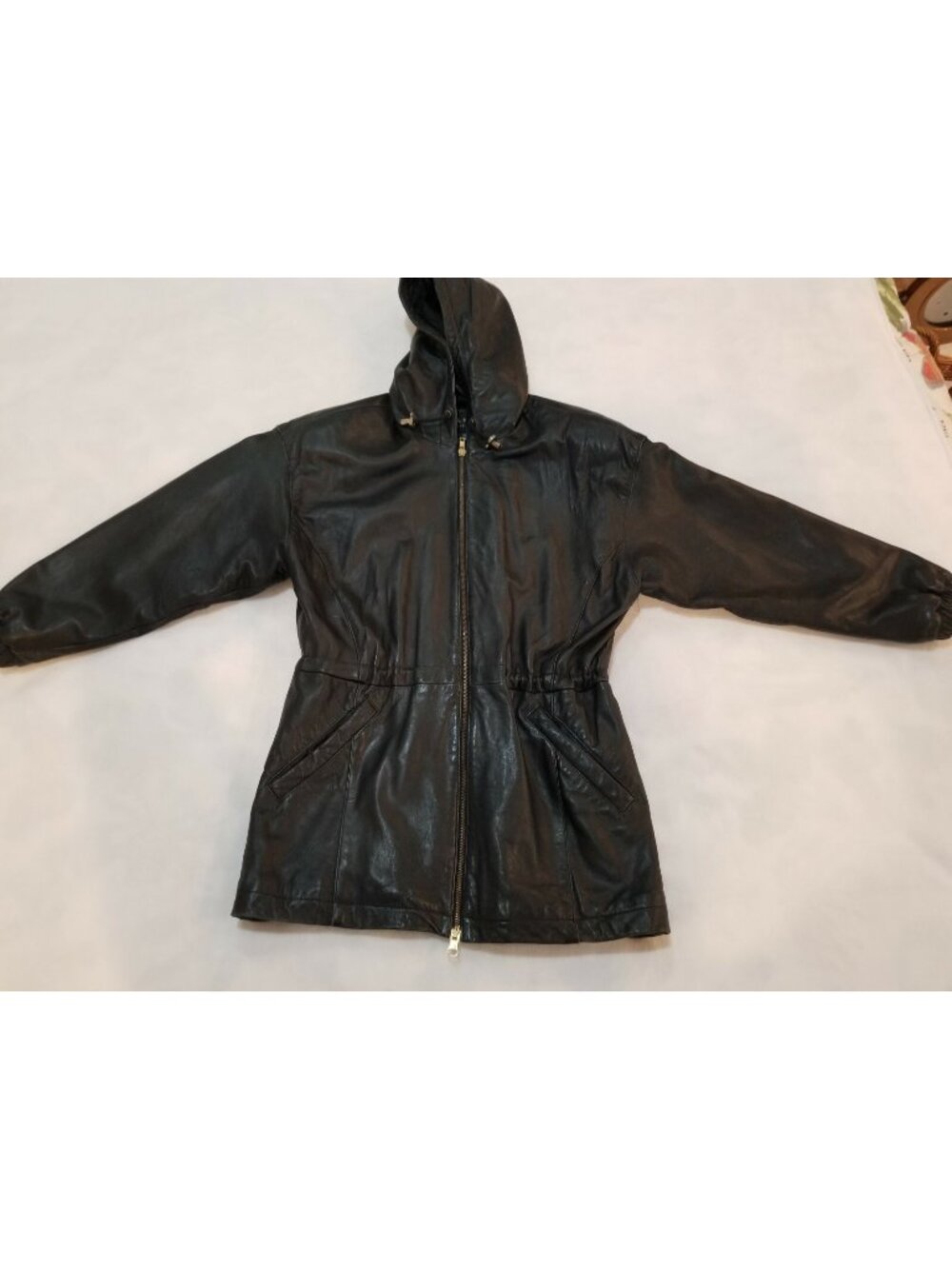 WILSON THE LEATHER EXPERTS Sz XS DRAW STRING JACKET Vtg